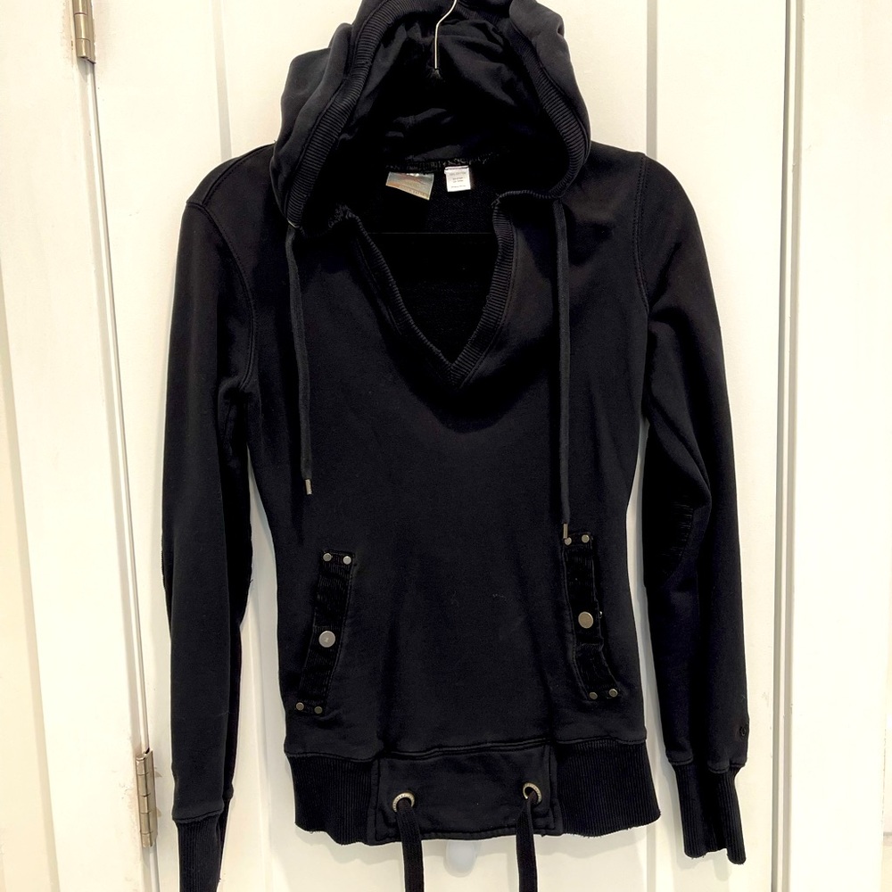 Triple Five Soul•Black Hoodie•Small